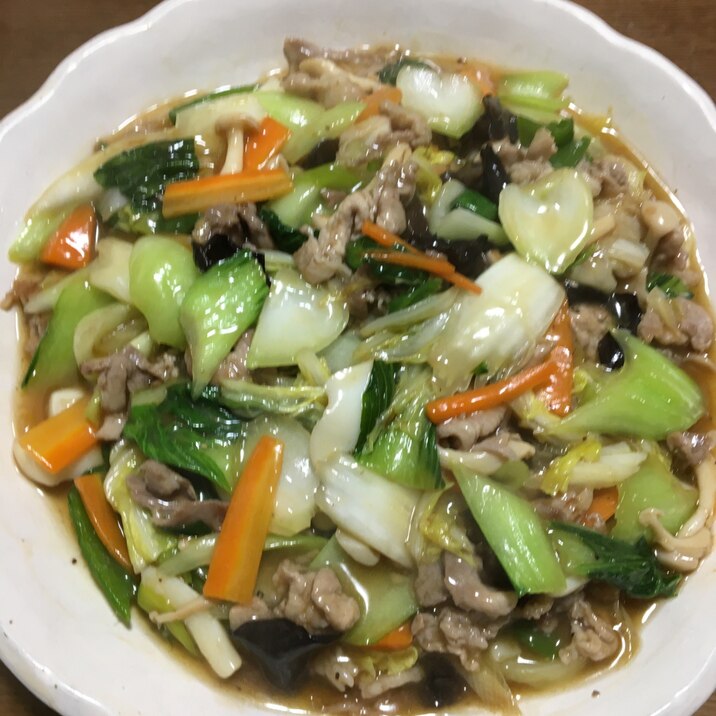 冷蔵庫の残った野菜で！八宝菜